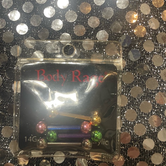 Colorful Body Rage Acrylic Piercing Set - Picture 2 of 2